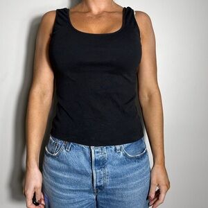 Able Black Basic Tank Size Large